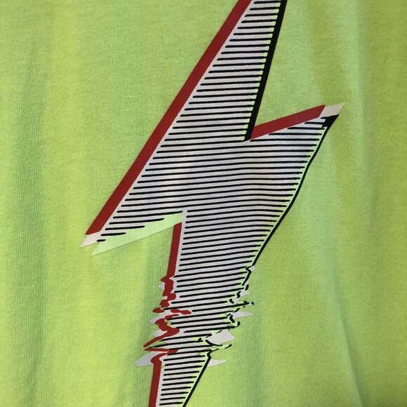 Rockets Of Awesome Size 6 Bright Long Sleeved Lightning Bolt Top - Picture 2 of 4